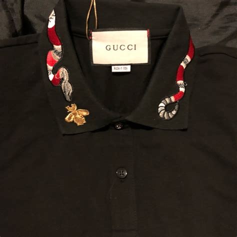 gucci snake collar shirt cheap